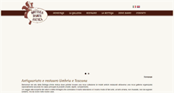 Desktop Screenshot of bottegadarteantica.it